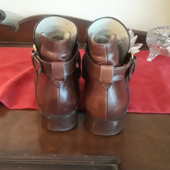 Bally Tubai brown buckle ankle boots sz 9 - Picture 3 of 8
